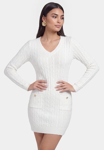faina Dress in White