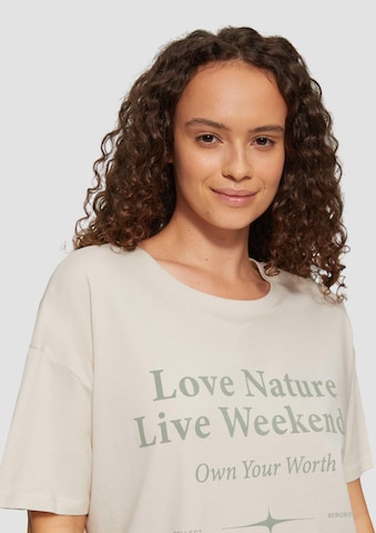 T-shirt QS en beige