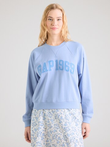 GAPSweater majica - plava boja: prednji dio
