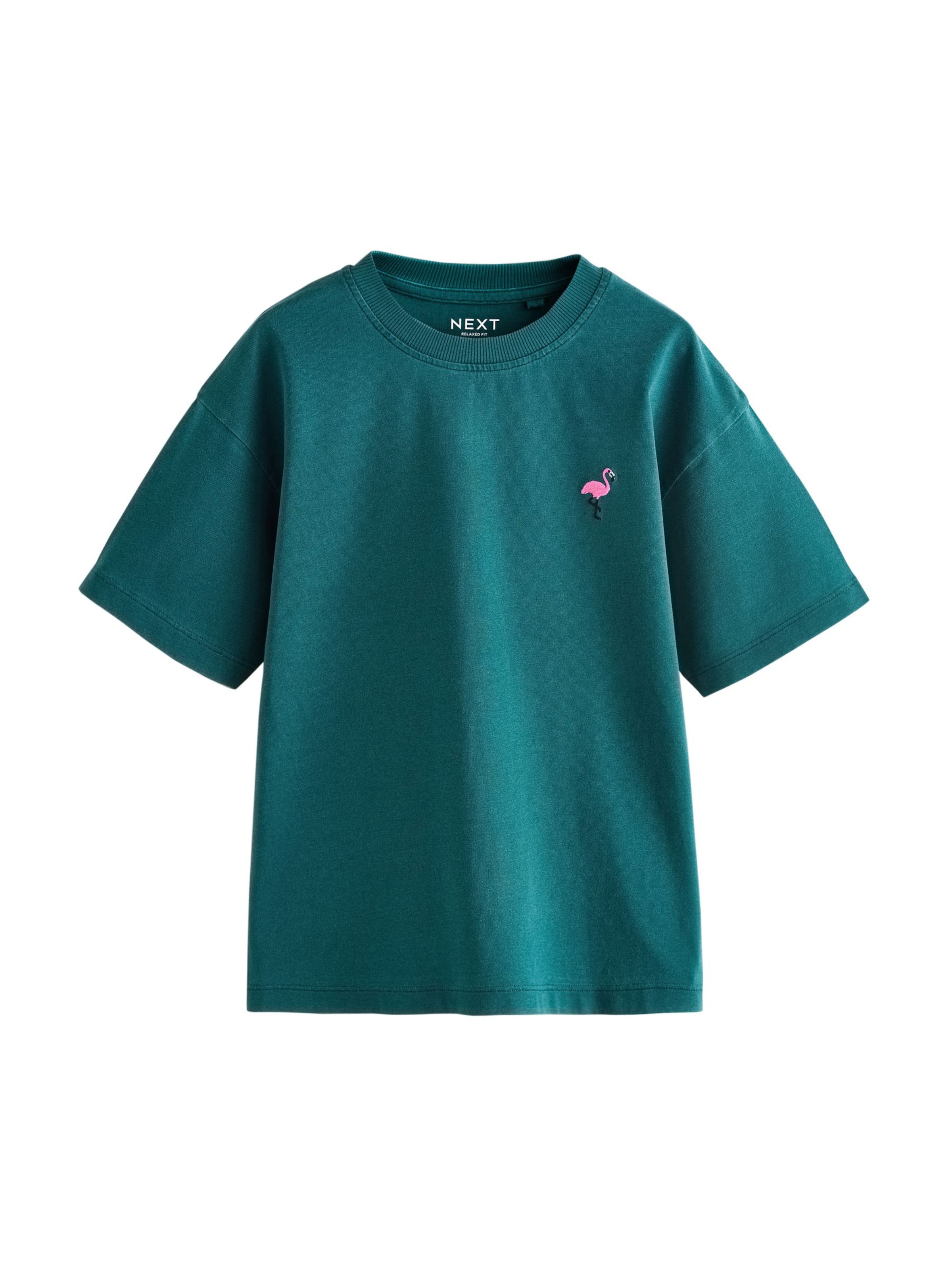 T-Shirt Next en vert : devant