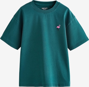 T-Shirt Next en vert : devant