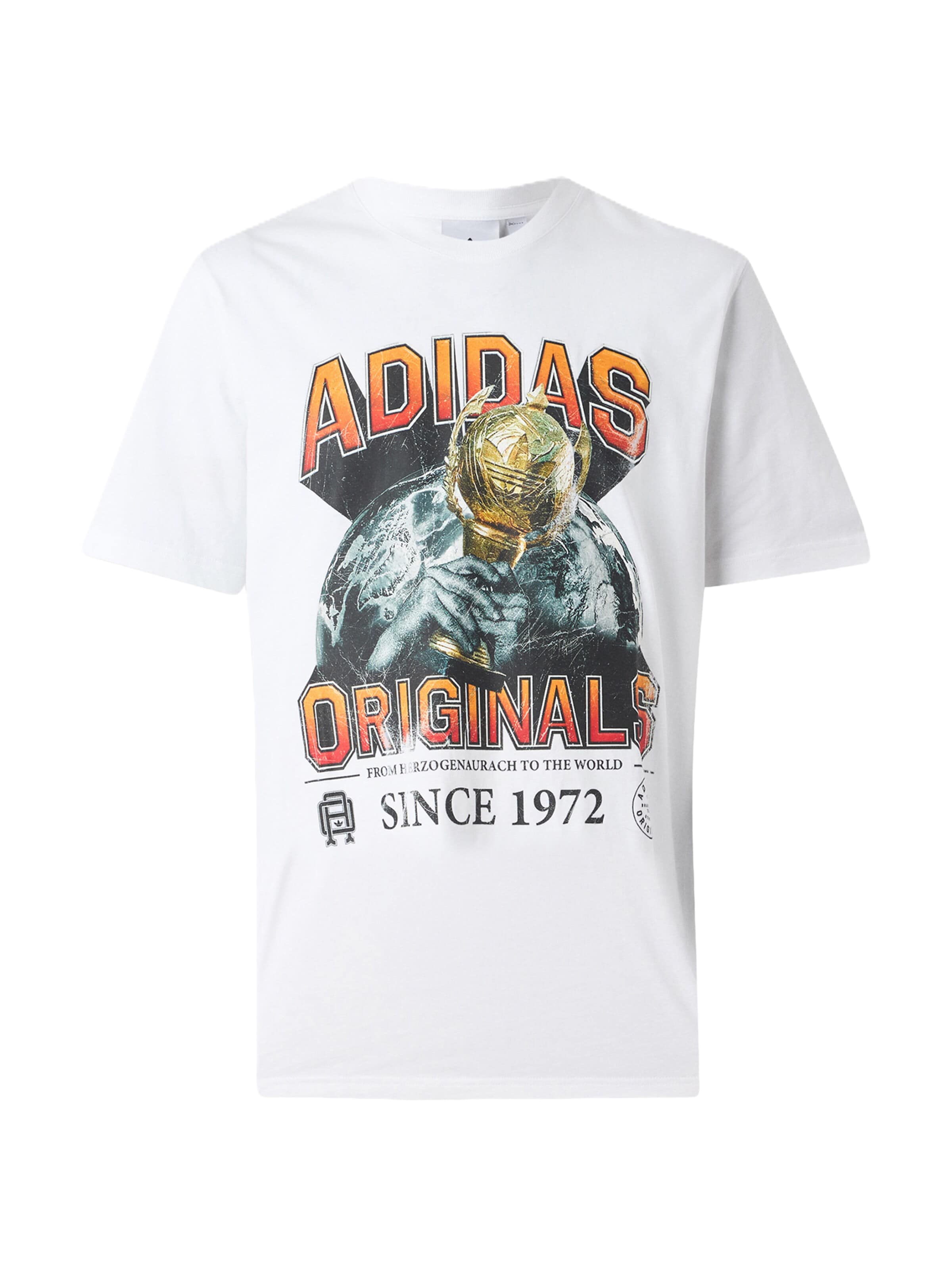 ADIDAS ORIGINALS Bluser & t-shirts 'TREFOIL SERIES REGULAR' i hvid: forside
