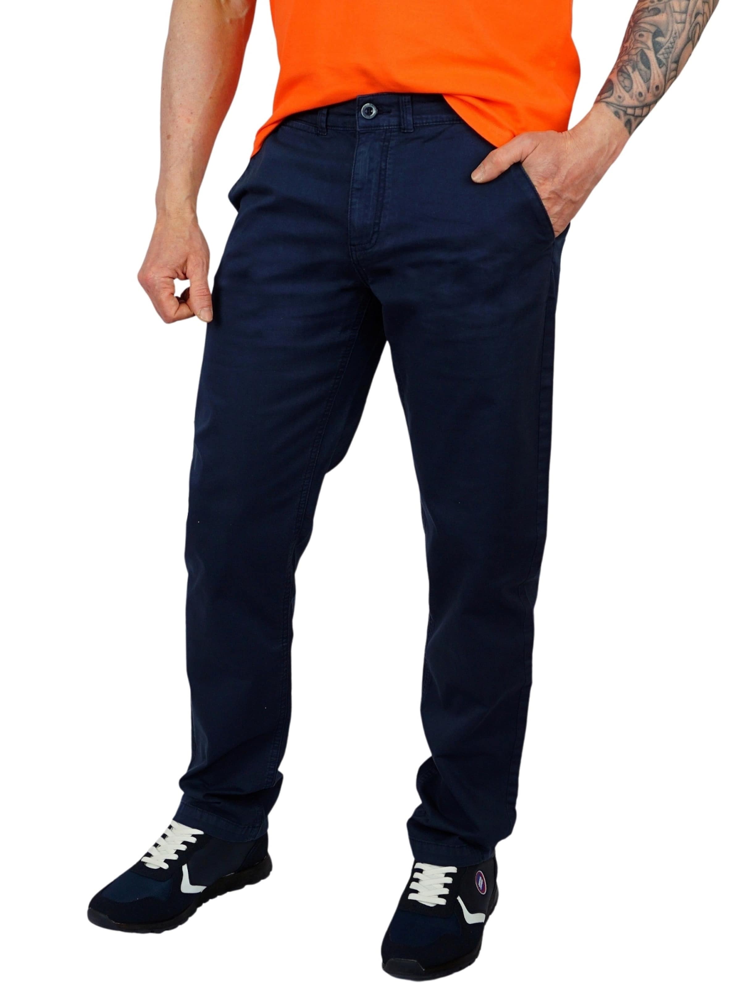 U.S. POLO ASSN. - regular Pantalón chino en azul: frente