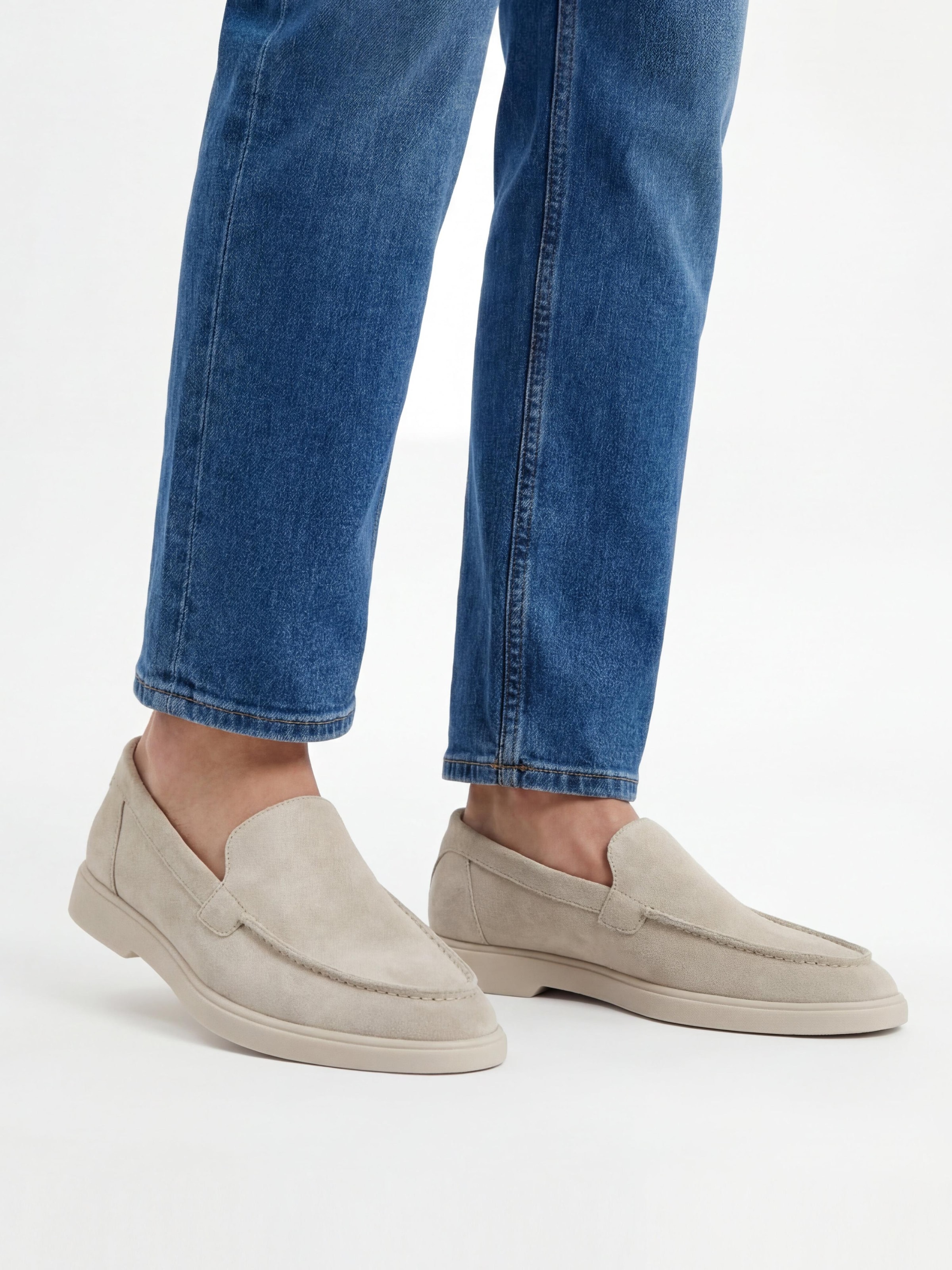 Chaussure basse 'Adore Classic Loafer' Dutch'D en beige
