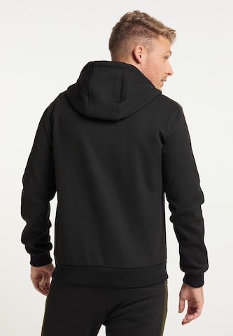 Mo SPORTS Sweatjacke in Schwarz