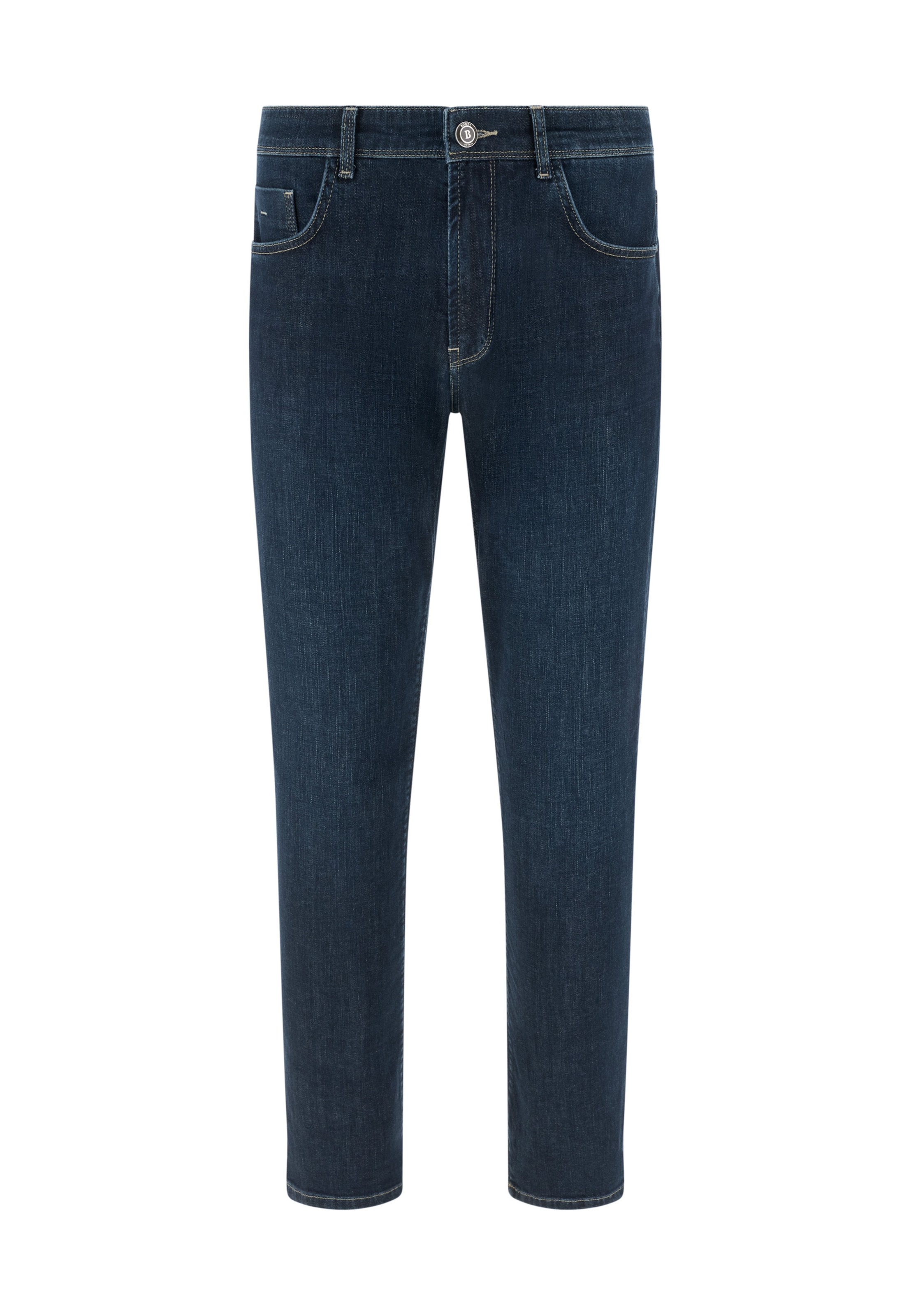 Boggi Milano Slimfit Jeans in Blauw: voorkant