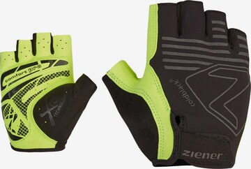 ZIENER Athletic Gloves 'Canso' in Yellow: front