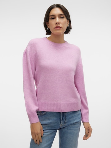 VERO MODA - Pullover 'RILEY' em roxo: frente