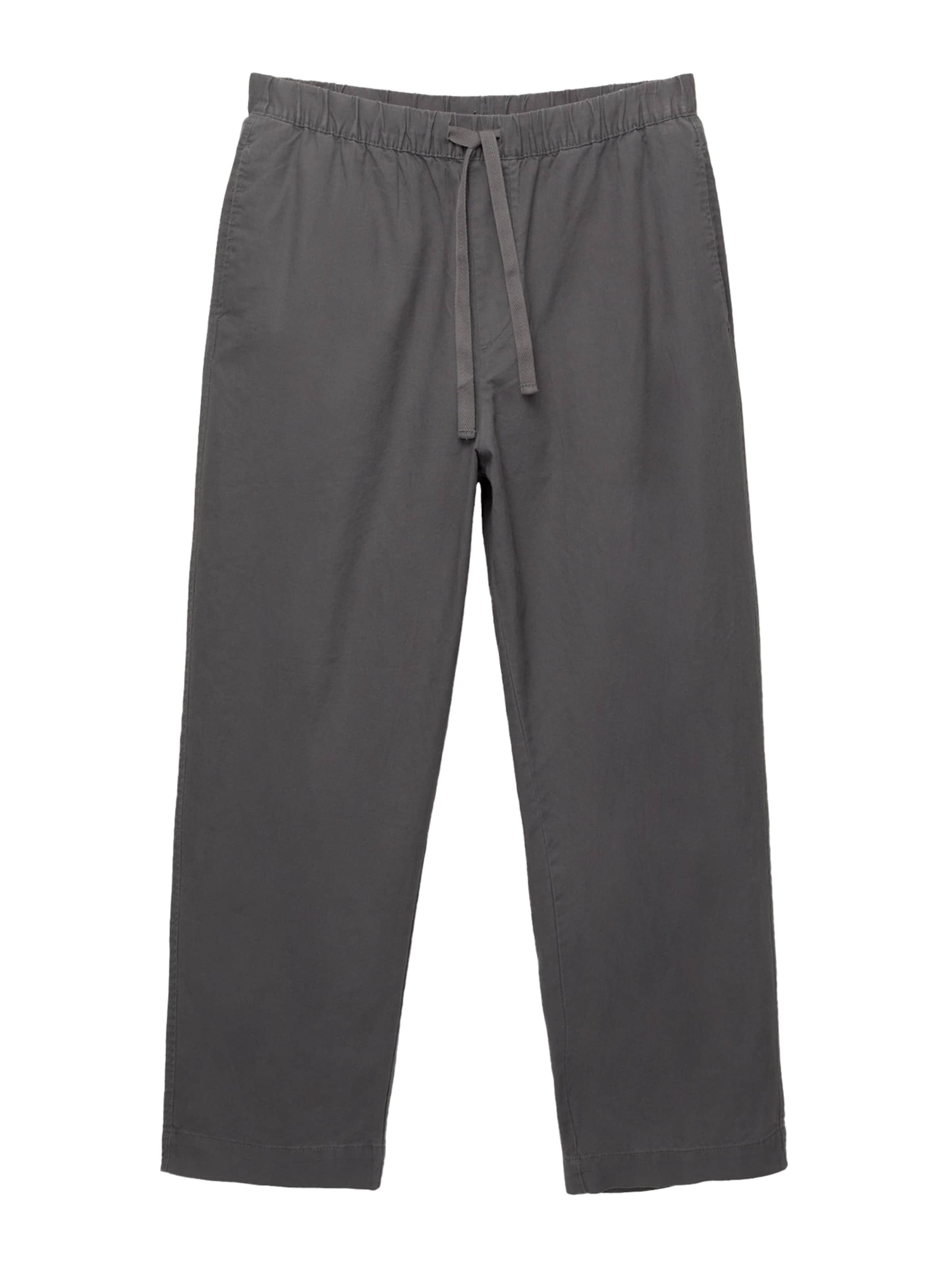 Pull&Bear Ohlapna forma Hlače | siva barva: sprednja stran