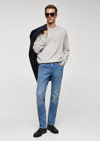 MANGO MAN Slimfit Jeans 'Jan' in Blau