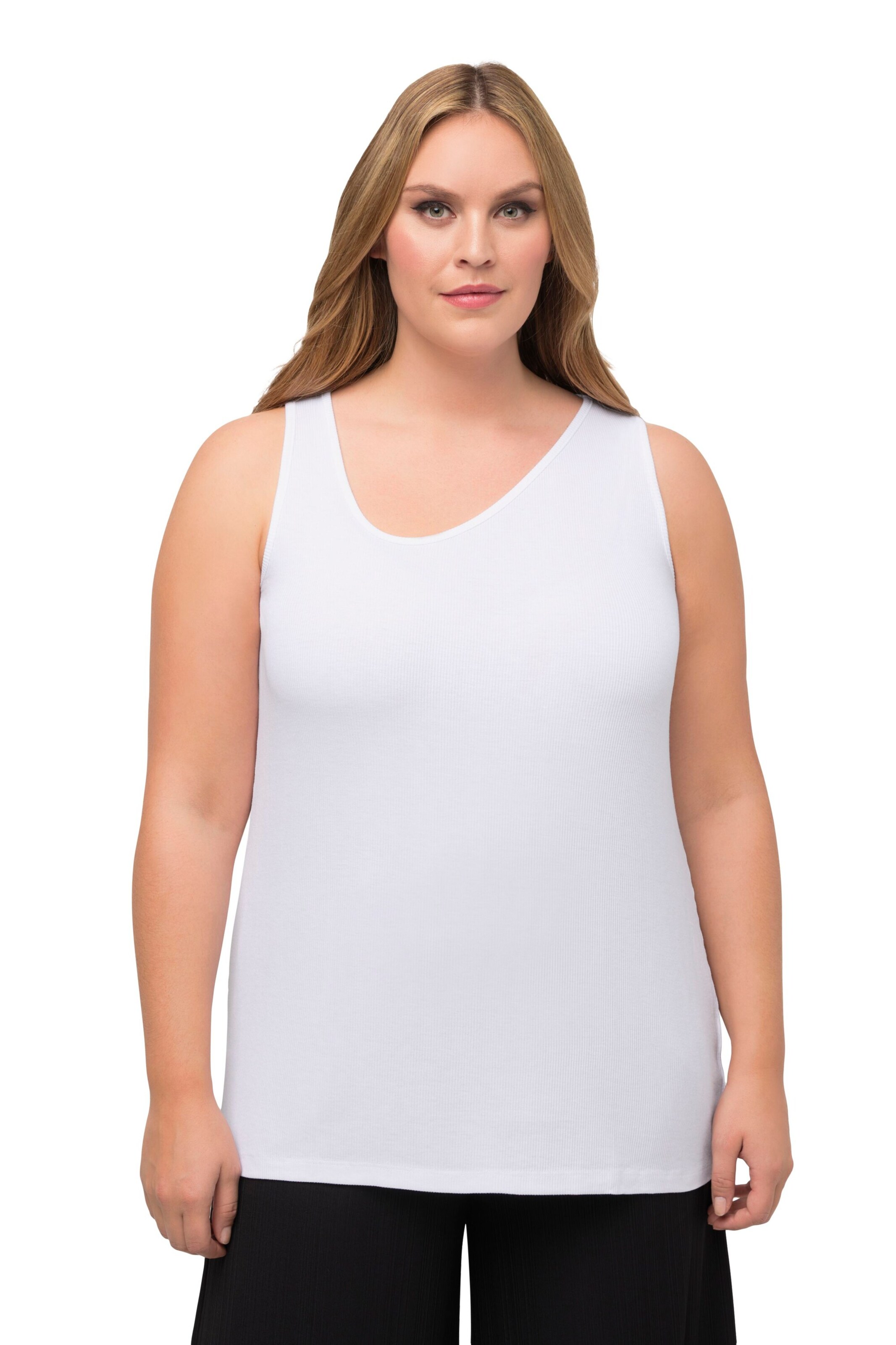Ulla Popken Top in White: front