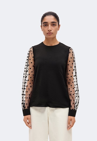 ONLY Bluza 'ONLMETTE' | črna barva: sprednja stran