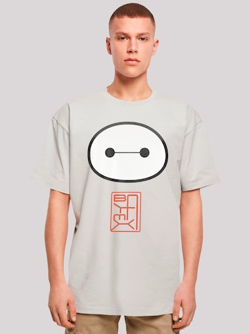 F4NT4STIC Shirt 'Big Hero 6 Baymax' in Grijs: voorkant