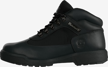 TIMBERLAND Ботинки на шнуровке в Черный: спереди
