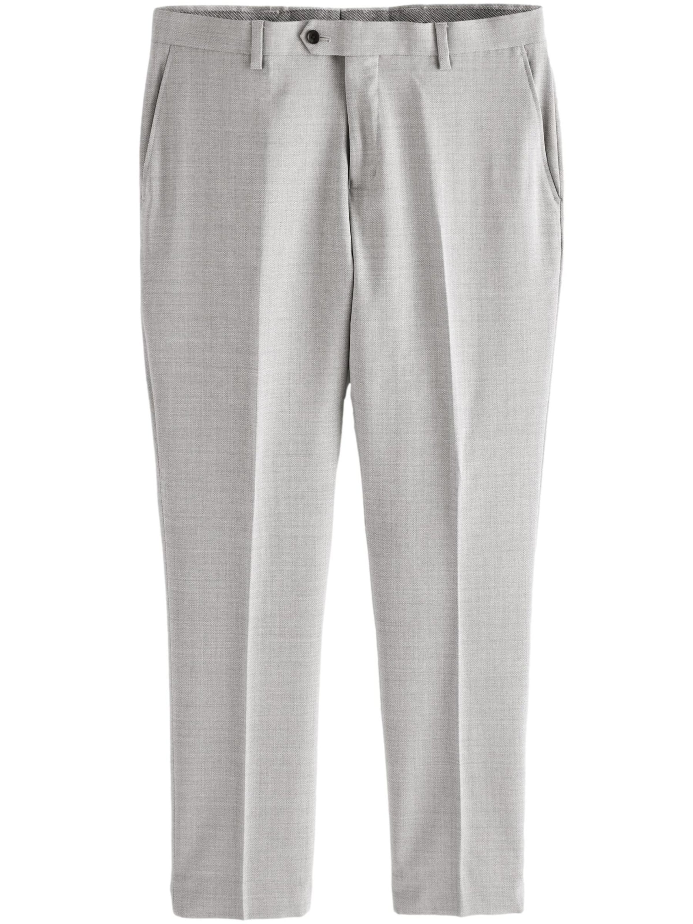 Regular Pantalon à plis Next en gris : devant