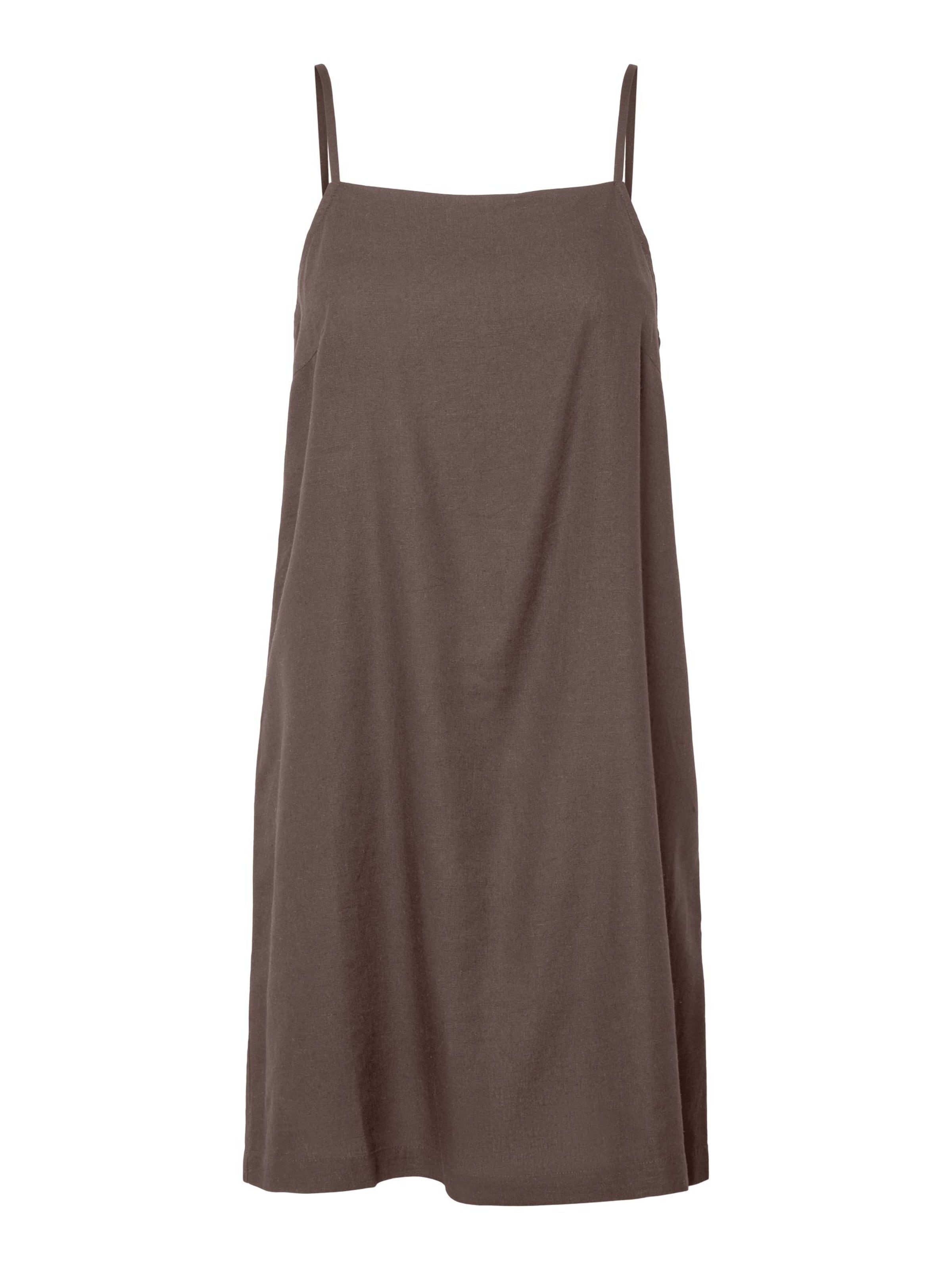 PIECES Dress 'PCPia' in Brown: front