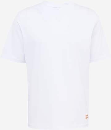 JACK & JONES T-shirt 'THREAD PHOTO' i vit: framsida
