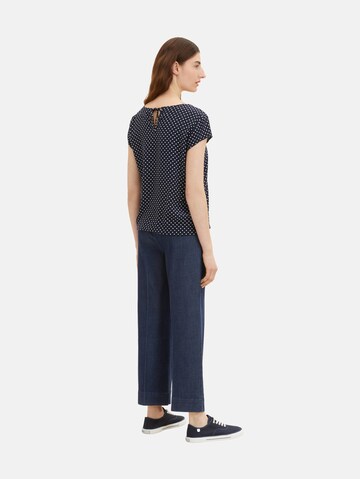 TOM TAILOR Bluse in Blau