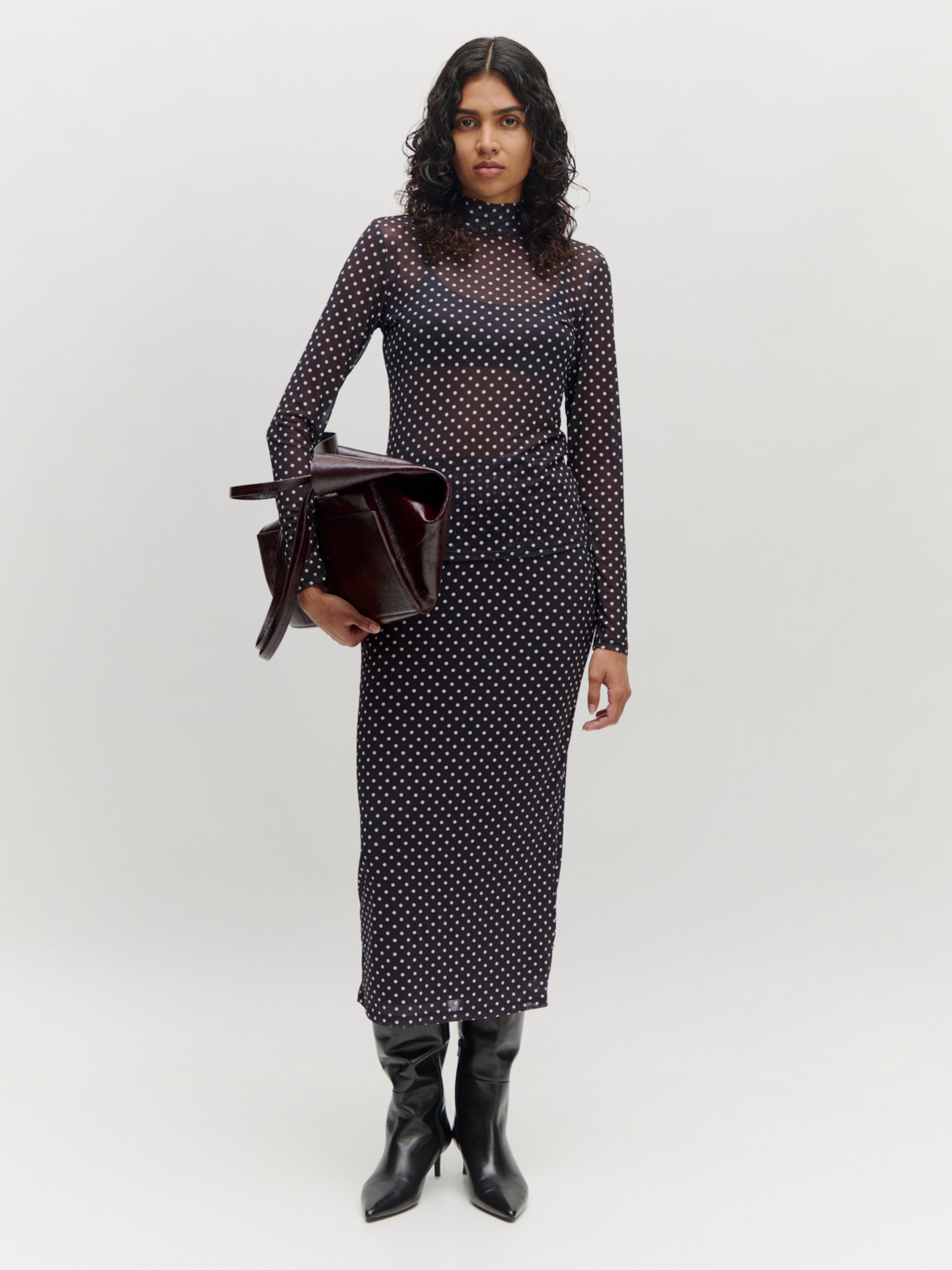 EDITED Produits Jupe 'Sofia' noir