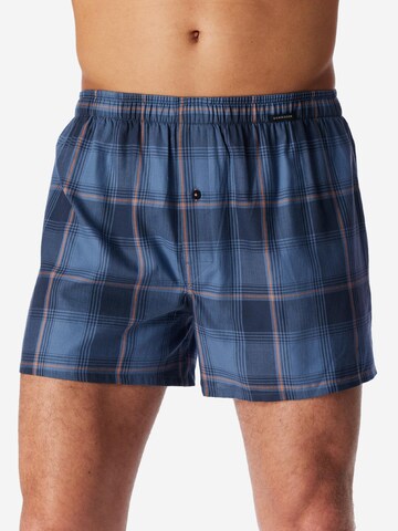 SCHIESSER Boxer shorts 'Web' in Blue