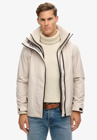 Superdry Демисезонная куртка 'Yachter' в Серый: спереди
