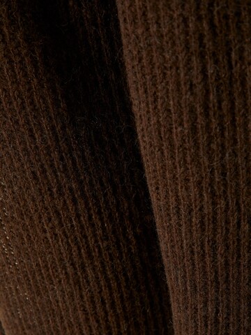 JJXX Knitted Coat 'Ea' in Brown