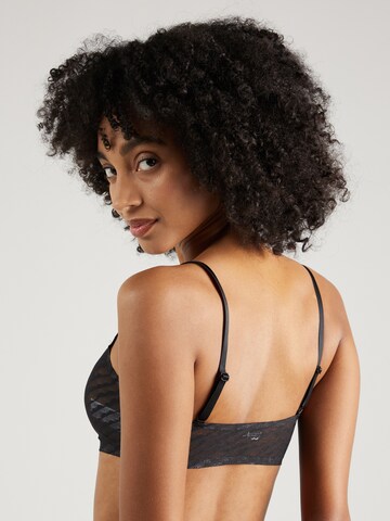 SLOGGI Bralette Bra 'ZERO Lacy H' in Black