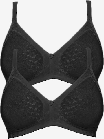 SUSA Bra 'Topsy' in Black: front