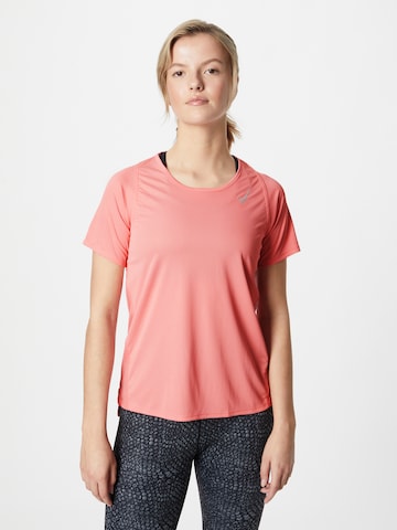 NIKE - Camisa funcionais 'RACE' em rosa: frente