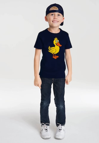 LOGOSHIRT Shirt 'Die Sendung mit der Maus - Ente' in Blue
