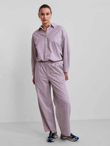 Wide Leg Pantalon 'Filipa' PIECES en violet