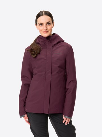VAUDE Outdoor Jacket 'Cyclist' in Red: front