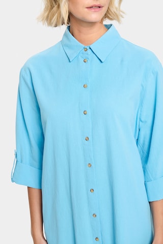 SAINT TROPEZ - Vestido camisero 'ZalindaSZ' en azul