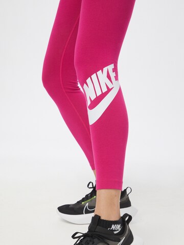 Nike Sportswear - Skinny Leggings 'Essential' em rosa