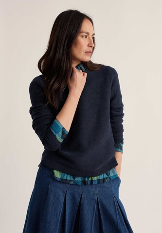 Pullover 'Makers' di Seasalt Cornwall in blu: frontale