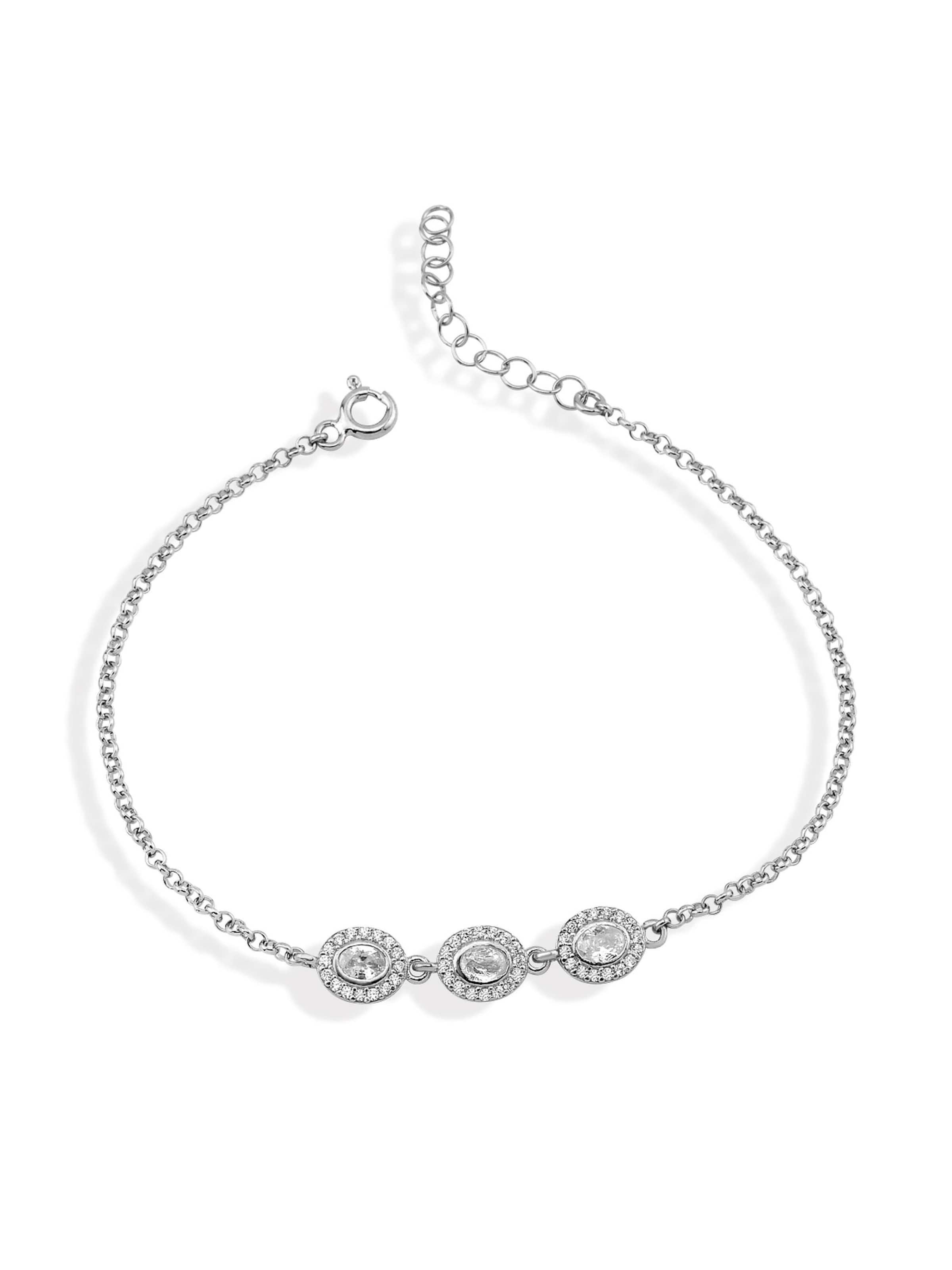 Dkeniz Armband in Silber: Vorderseite