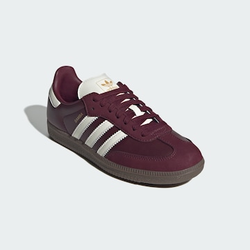 Baskets basses 'Samba' ADIDAS ORIGINALS en rouge