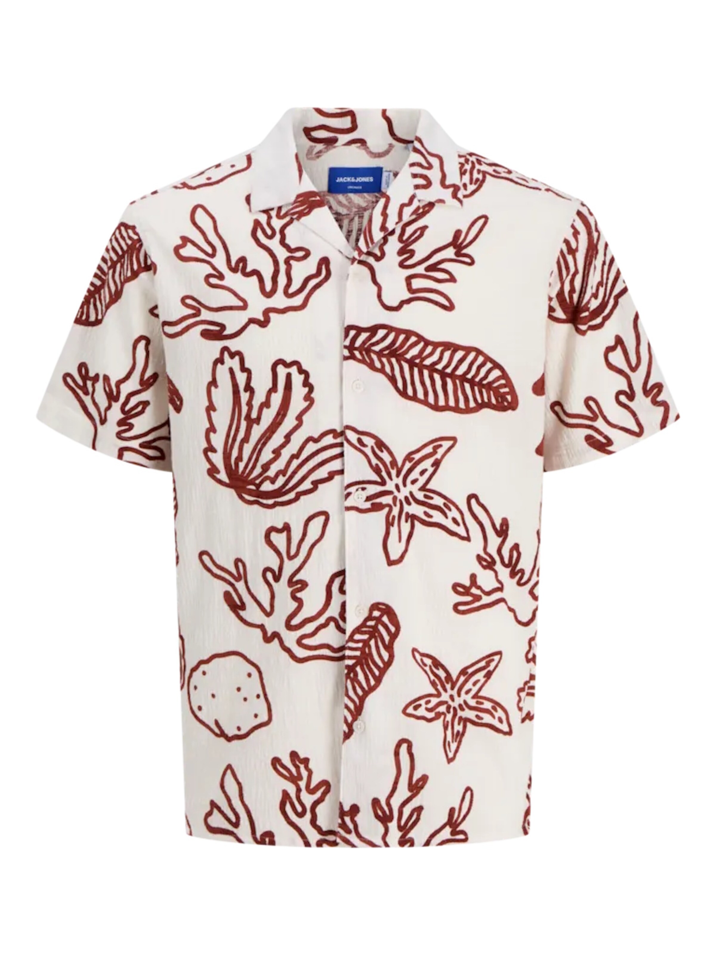 Jack & Jones Junior Chemise 'Luke' en rouge / blanc, Vue avec produit
