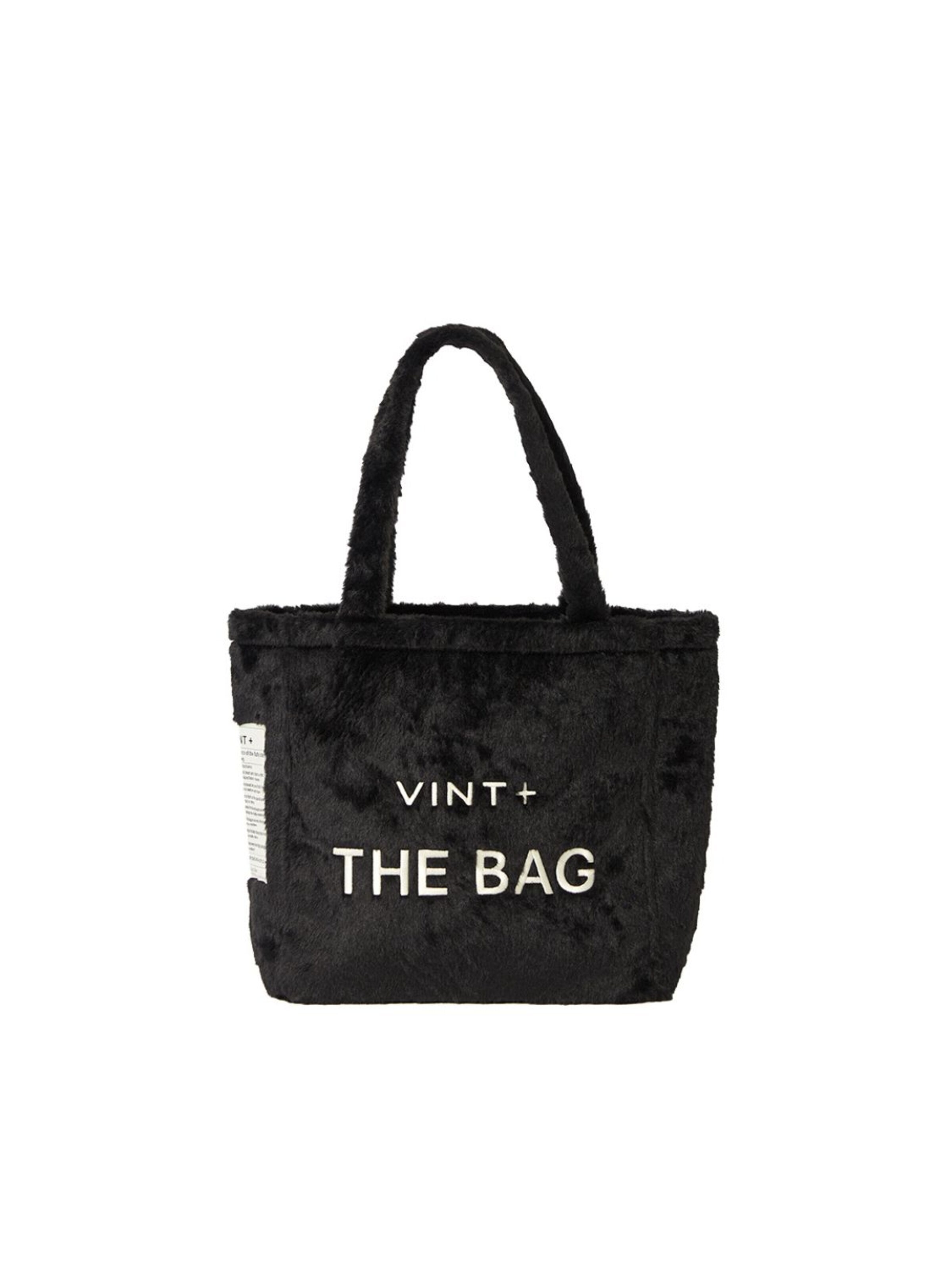 Cabas 'Fluffy Bag Big' VINT+ en noir