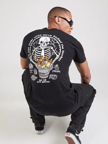 VANS Shirt 'BUCKET LIST' in Zwart: voorkant