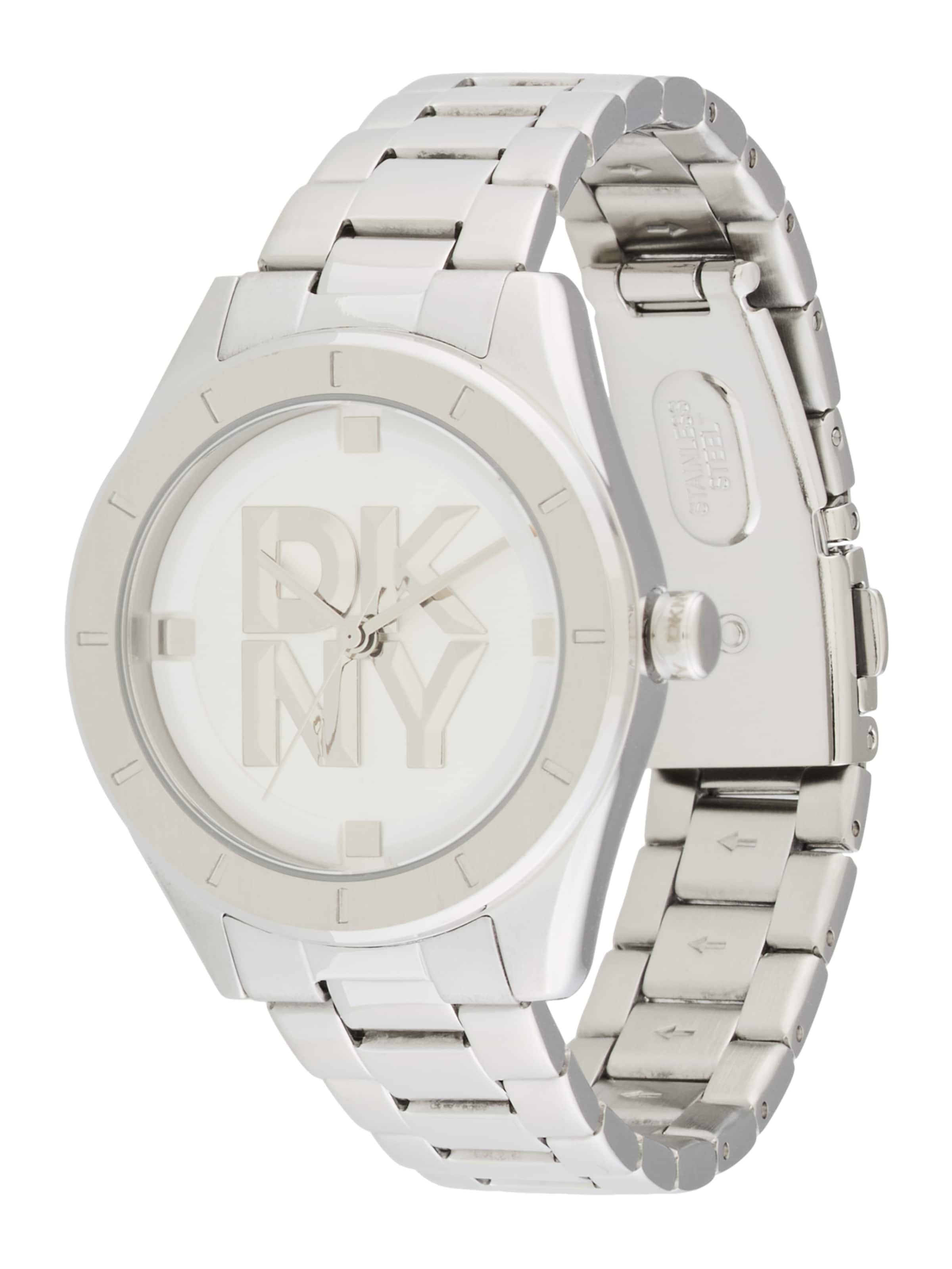 DKNY Analog watch 'Chambers Midi' in Silver: front
