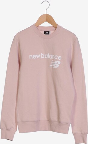new balance Sweatshirt & Zip-Up Hoodie in XS in Pink: front