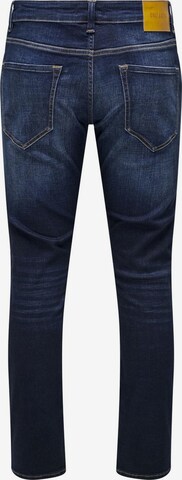 Coupe slim Jean Only & Sons en bleu