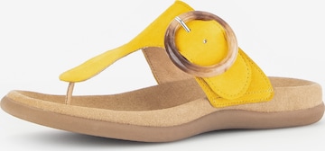 GABOR T-Bar Sandals 'Dianette' in Yellow: front