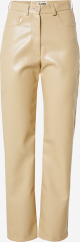 Regular Pantalon 'Spike' Laagam en beige : devant