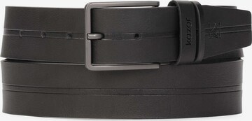 Ceinture Kazar en noir : devant