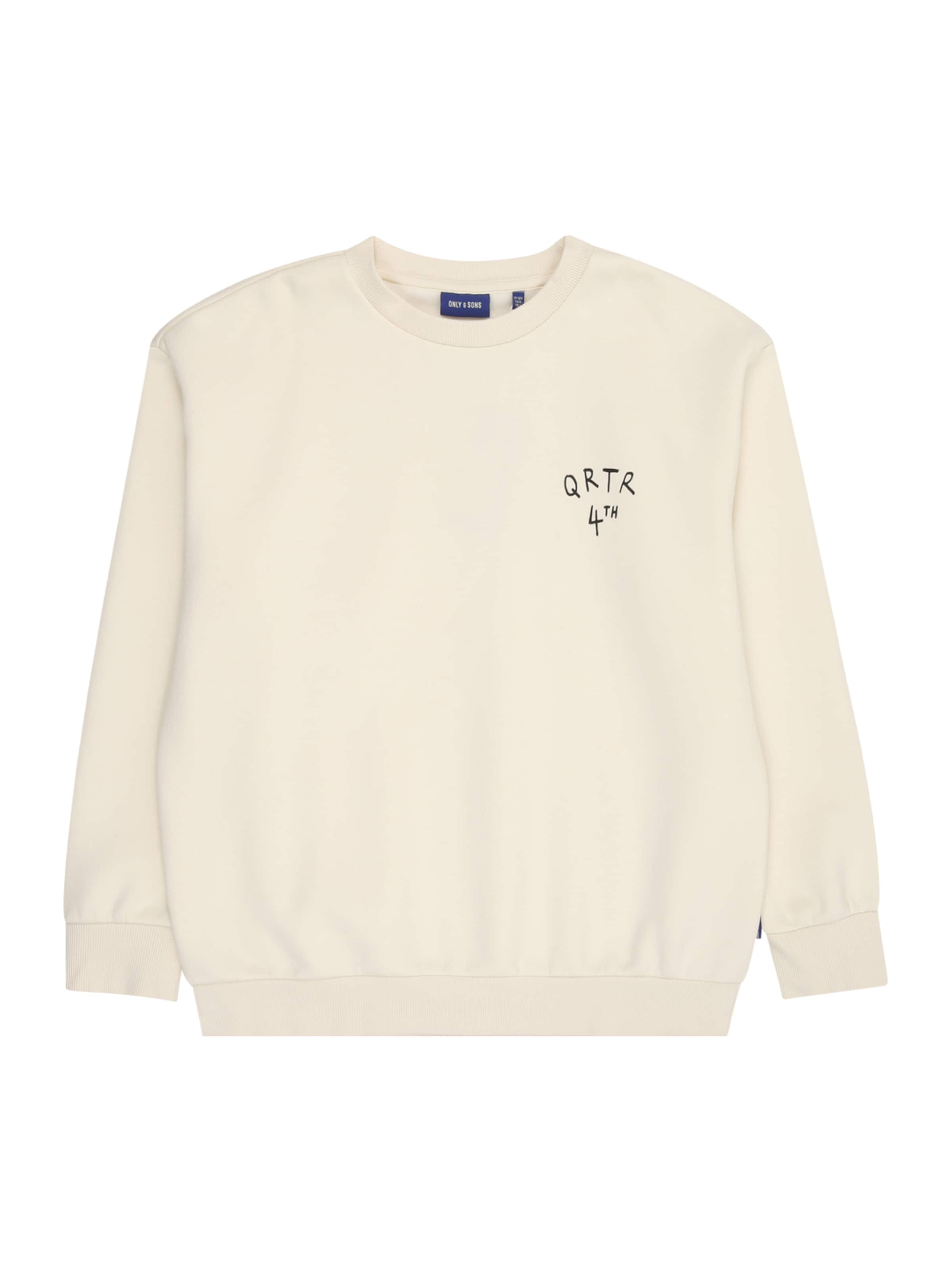 Only & Sons Junior Μπλούζα φούτερ 'OSJKyrie' σε μπεζ: μπροστά