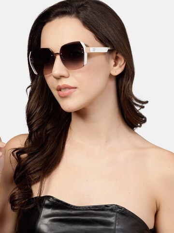 AVANT-GARDE PARIS Sonnenbrille 'Square Eirene' in Beige