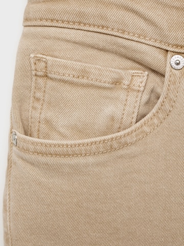 MANGO Flared Jeans 'SIENNA' in Beige