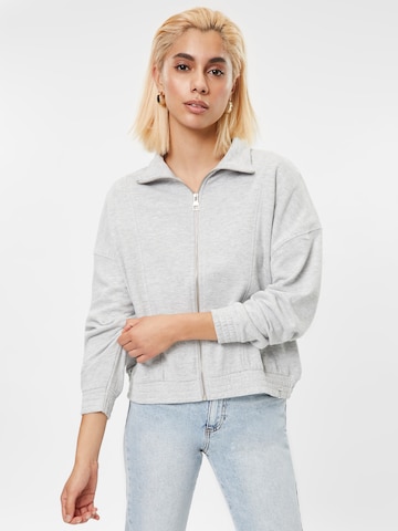 BIG STAR Sweat jacket 'ELLENA' in Grey: front